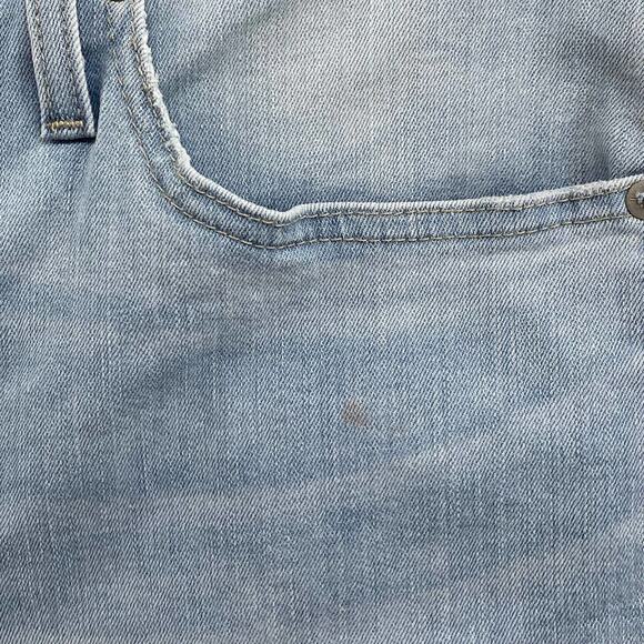 Madewell 9" Mid-Rise Skinny Crop Denim Jeans Light Wash Relaxed Fit Size 31 - Picture 5 of 11